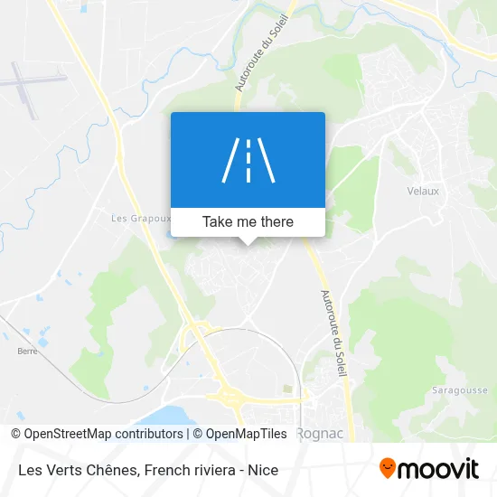 Les Verts Chênes map