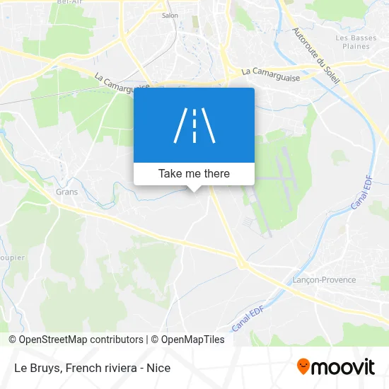 Le Bruys map