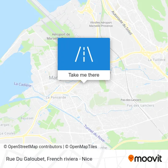 Rue Du Galoubet map