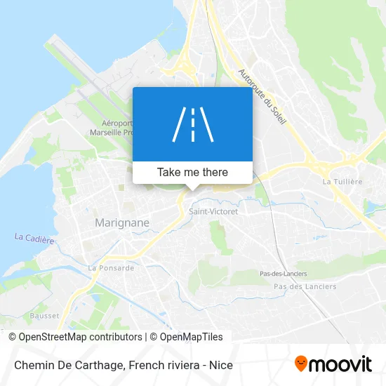 Chemin De Carthage map