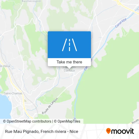 Rue Mau Pignado map