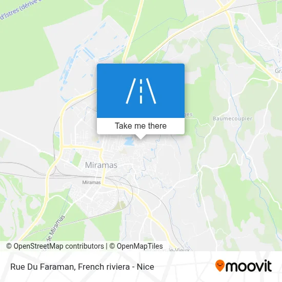 Rue Du Faraman map