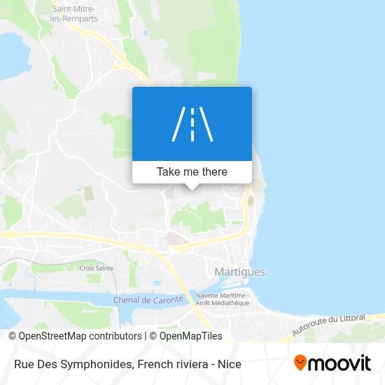 Mapa Rue Des Symphonides