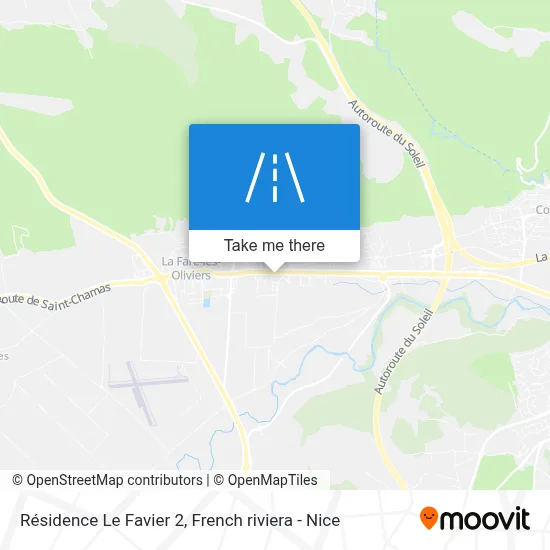 Résidence Le Favier 2 map