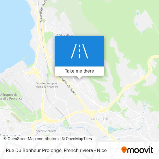 Rue Du Bonheur Prolongé map