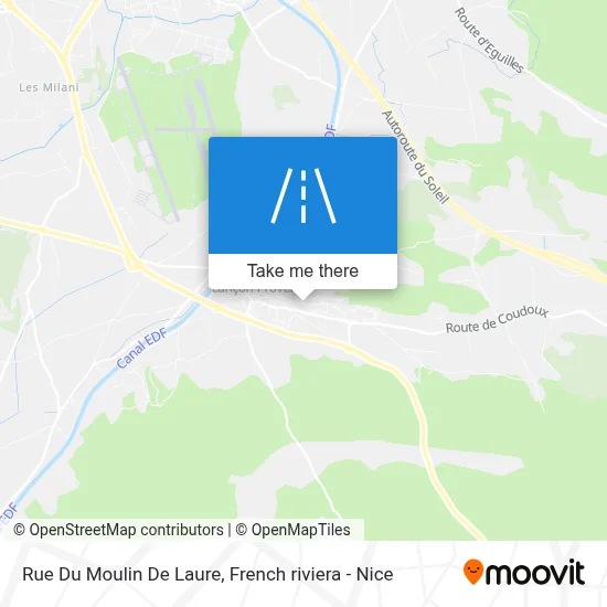 Rue Du Moulin De Laure map