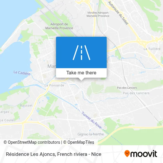 Résidence Les Ajoncs map