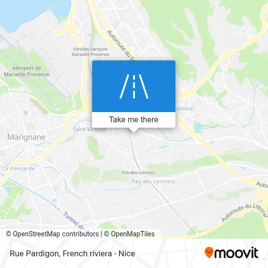 Rue Pardigon map