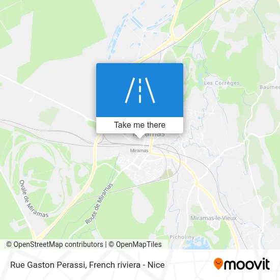 Mapa Rue Gaston Perassi