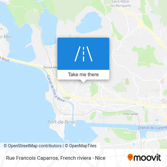 Mapa Rue Francois Caparros