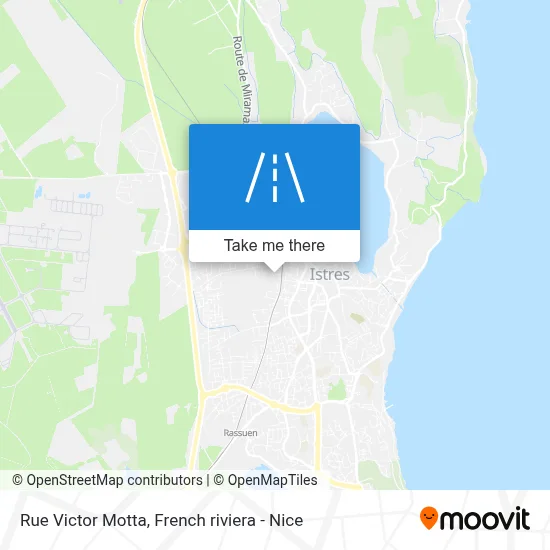 Rue Victor Motta map