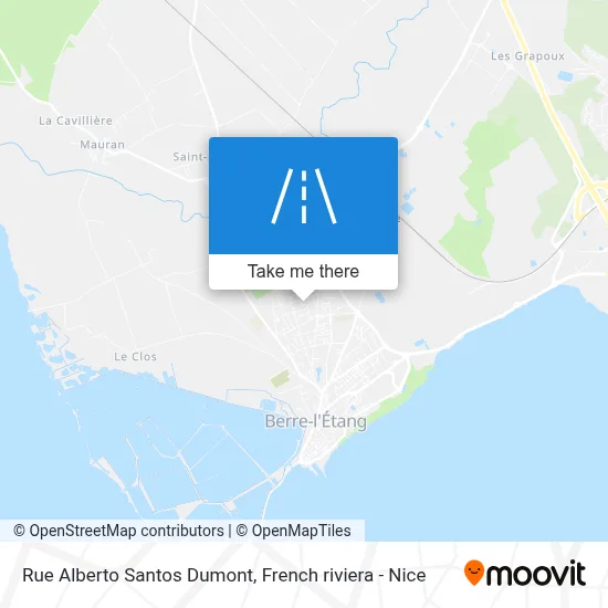 Rue Alberto Santos Dumont map