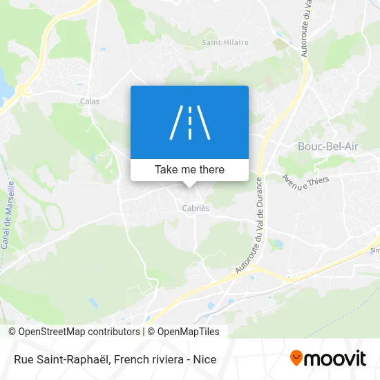 Rue Saint-Raphaël map