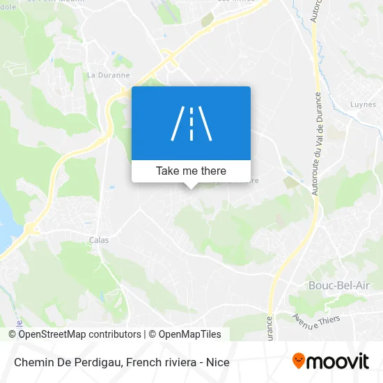 Chemin De Perdigau map