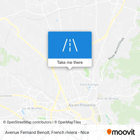Avenue Fernand Benoit map