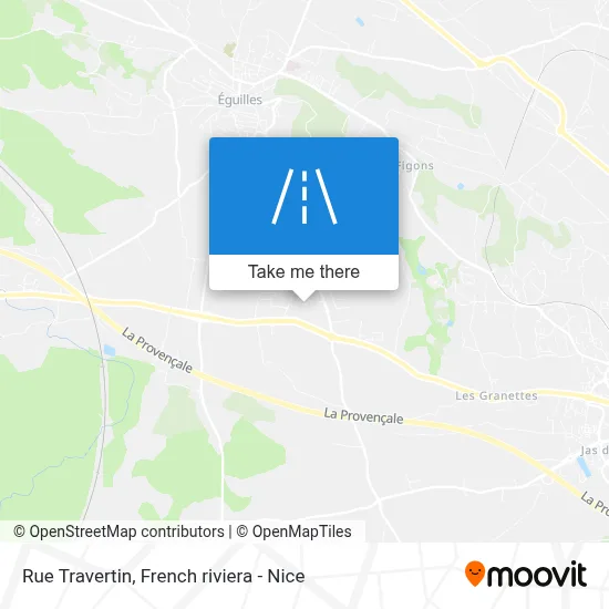 Rue Travertin map