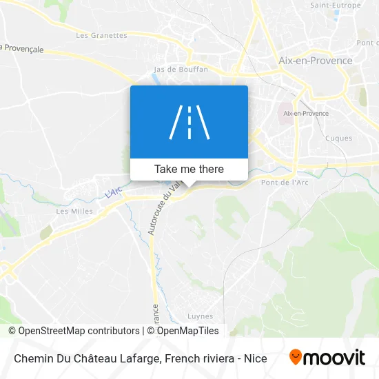 Chemin Du Château Lafarge map