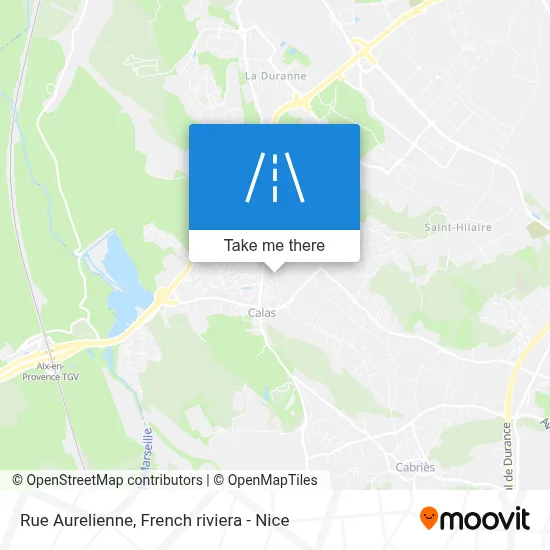 Rue Aurelienne map