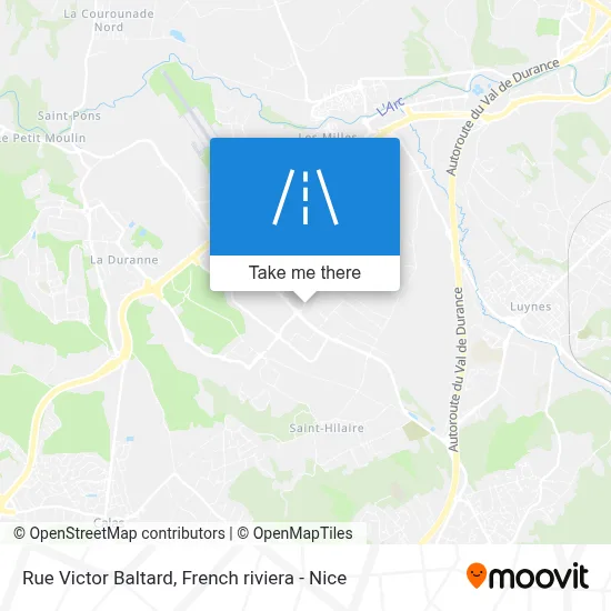 Mapa Rue Victor Baltard