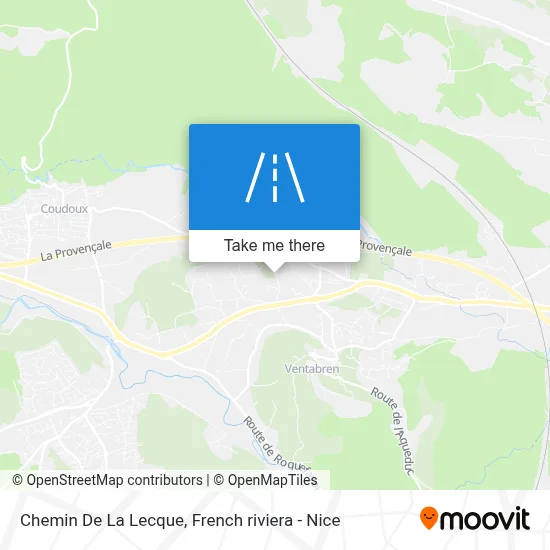 Chemin De La Lecque map