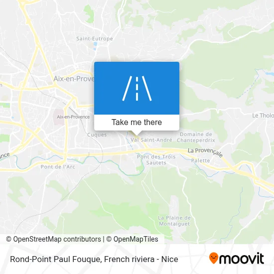 Mapa Rond-Point Paul Fouque