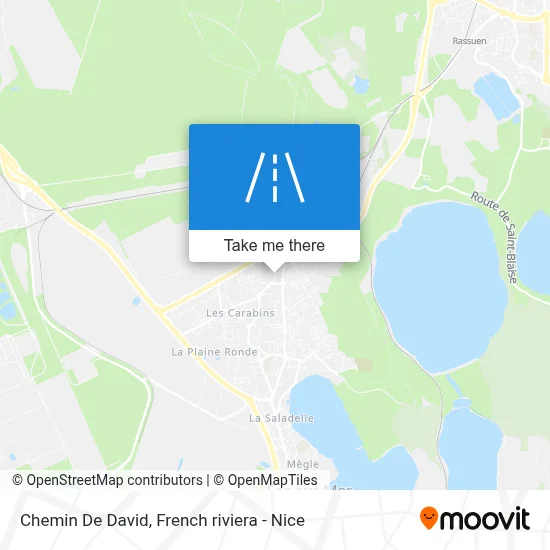 Chemin De David map