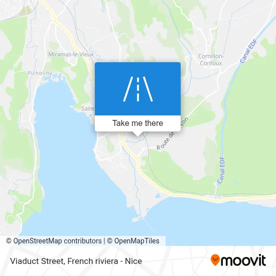 Mapa Rue Du Viaduc