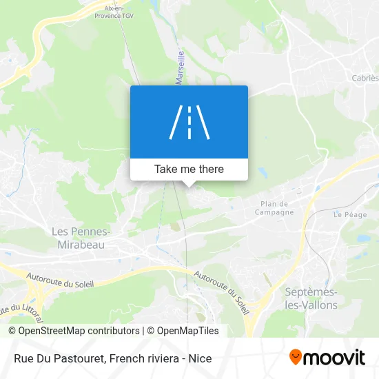 Rue Du Pastouret map