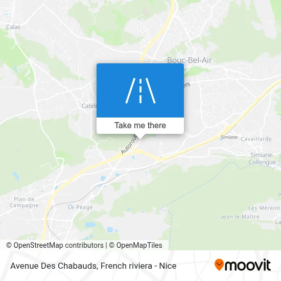 Avenue Des Chabauds map