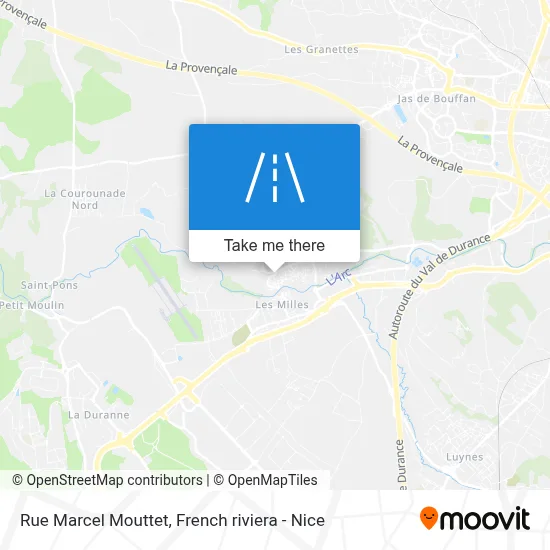 Mapa Rue Marcel Mouttet