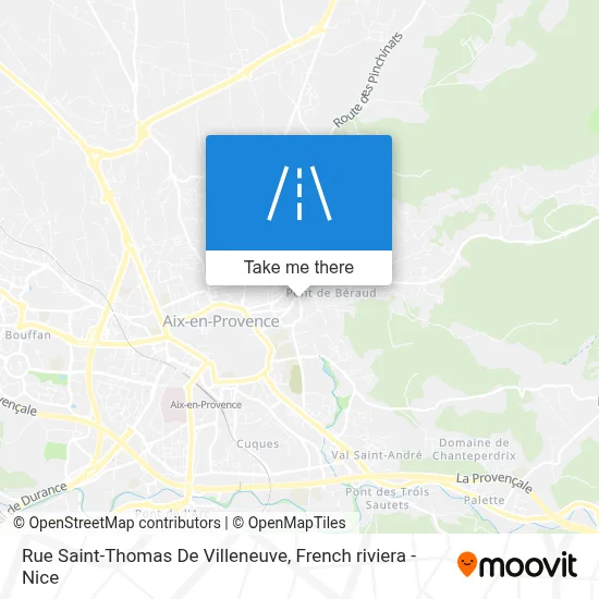 Rue Saint-Thomas De Villeneuve map