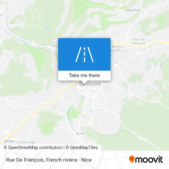 Rue De François map