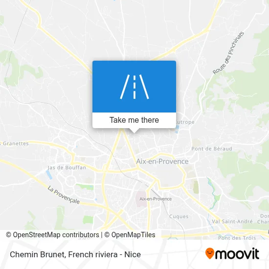 Chemin Brunet map