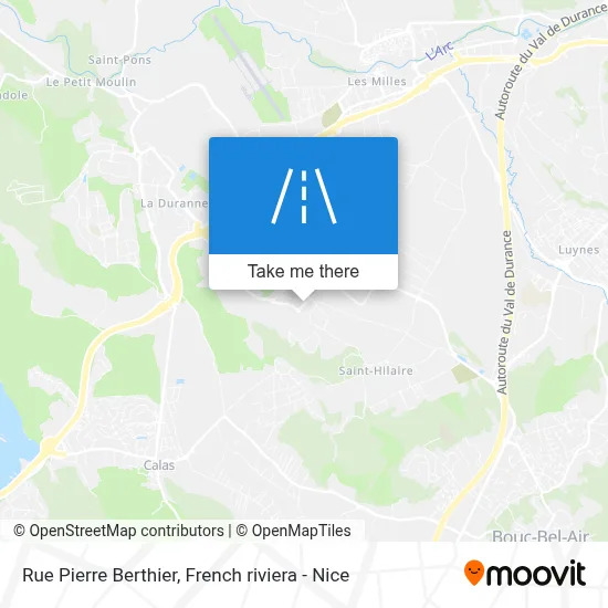 Mapa Rue Pierre Berthier