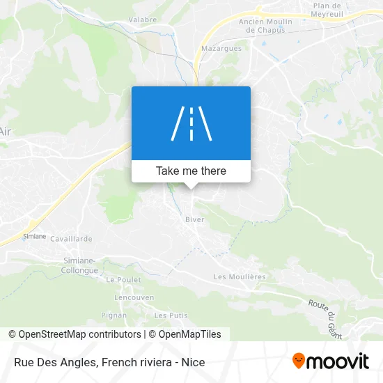 Mapa Rue Des Angles