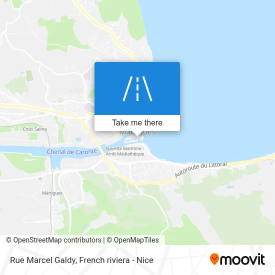 Mapa Rue Marcel Galdy
