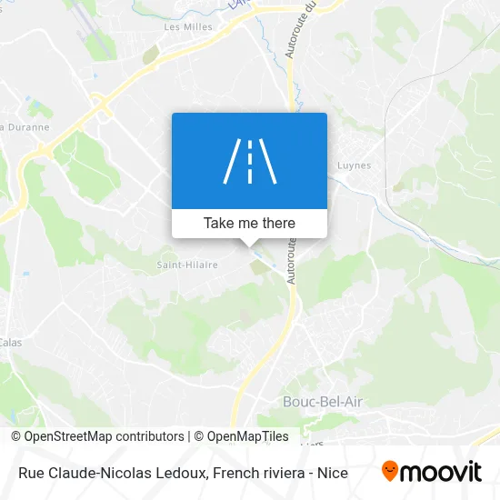 Mapa Rue Claude-Nicolas Ledoux