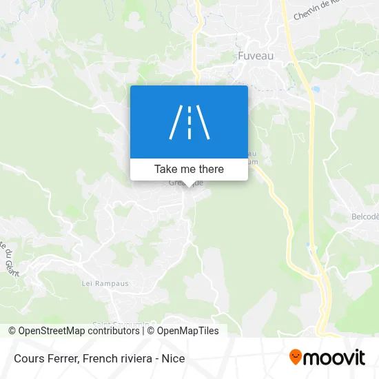 Cours Ferrer map