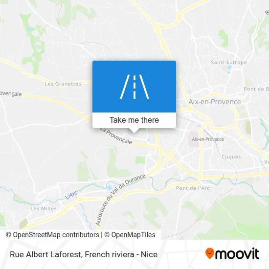 Rue Albert Laforest map