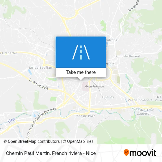 Chemin Paul Martin map