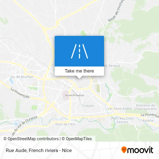 Rue Aude map