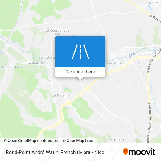 Rond-Point André Warin map