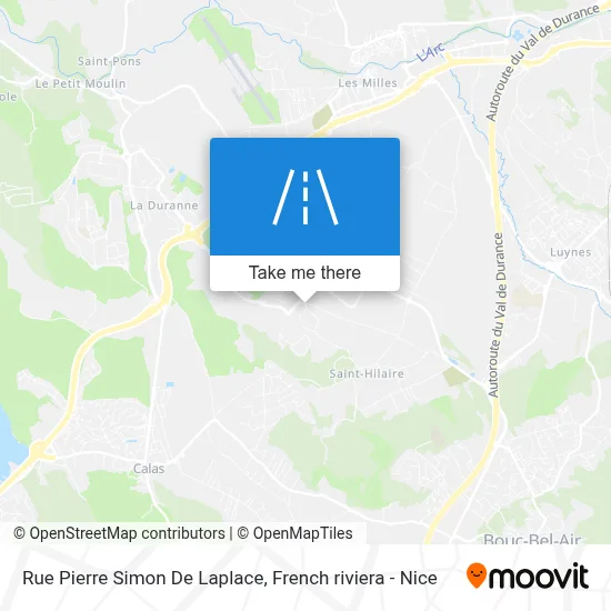 Rue Pierre Simon De Laplace map