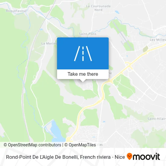 Rond-Point De L'Aigle De Bonelli map
