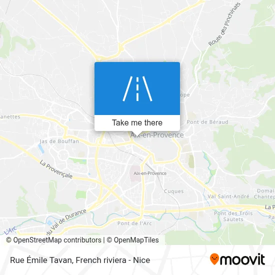 Rue Émile Tavan map