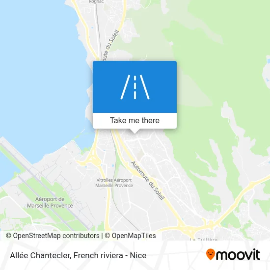 Allée Chantecler map