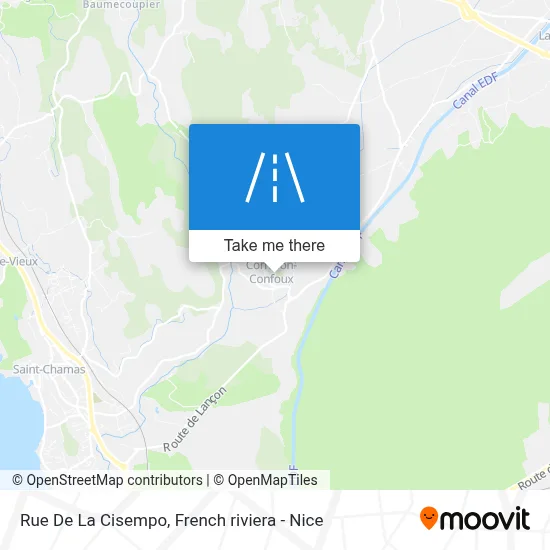 Rue De La Cisempo map