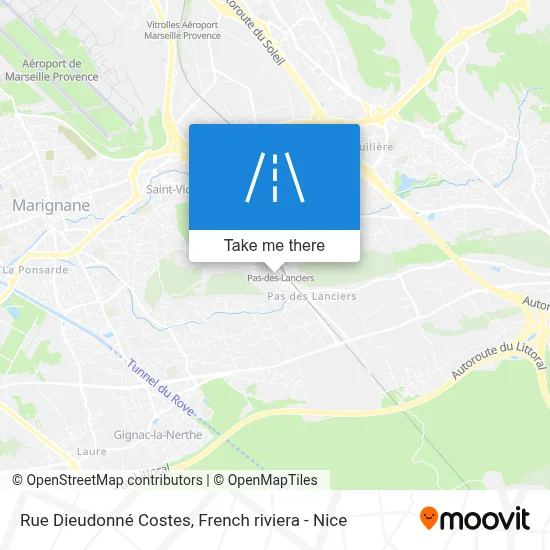 Rue Dieudonné Costes map