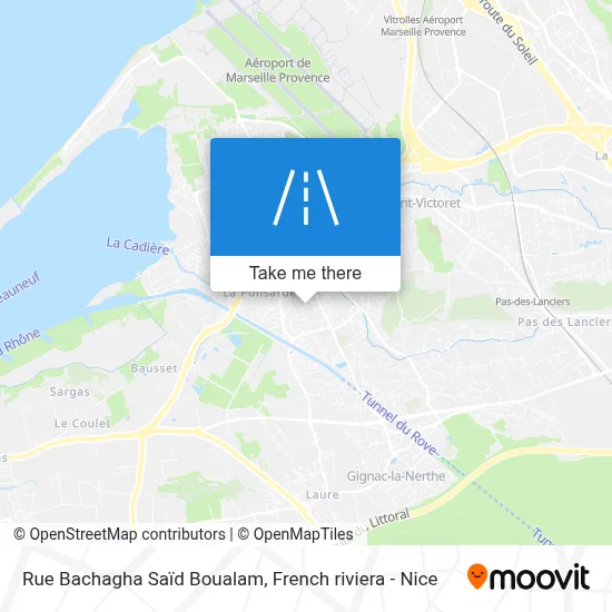 Rue Bachagha Saïd Boualam map