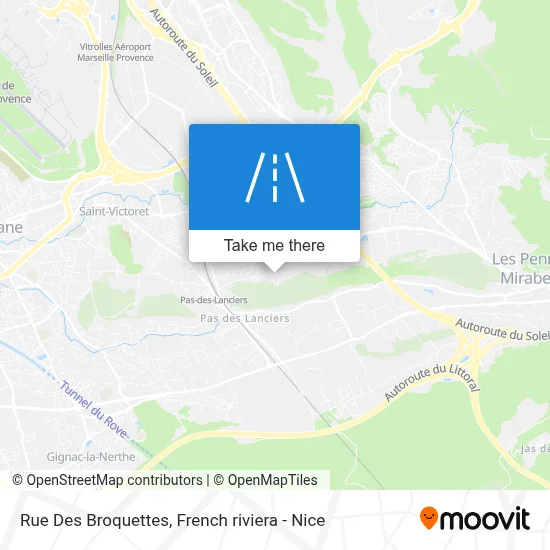 Rue Des Broquettes map